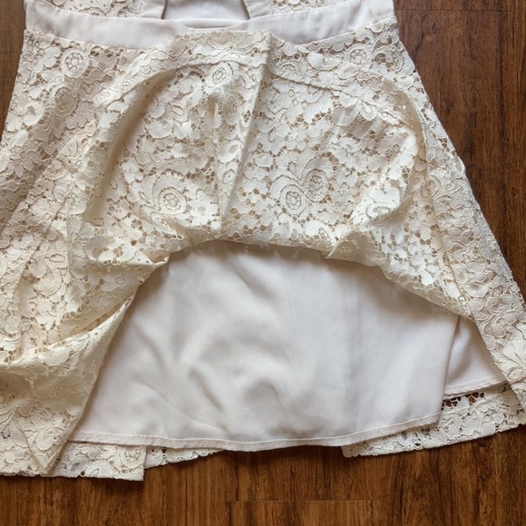 Free People lucky in love lace dress in shell size small - Picture 10 of 11